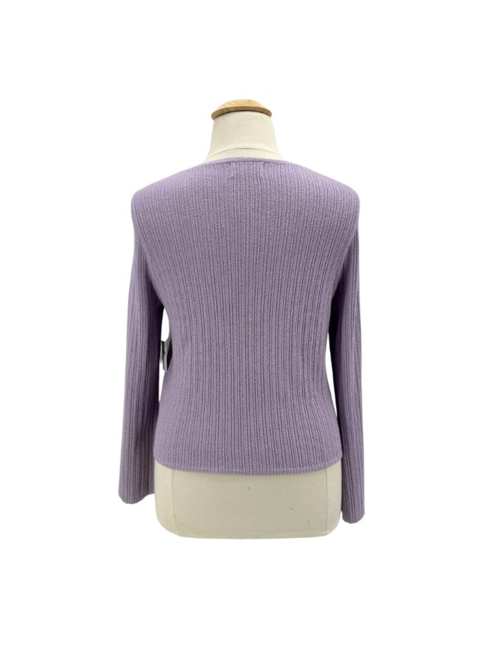 NEW Old Navy Womens XL Sweater Textured Knit Purple Button Cardigan V-Neck - Picture 5 of 9